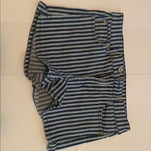 American Eagle Striped Shorts